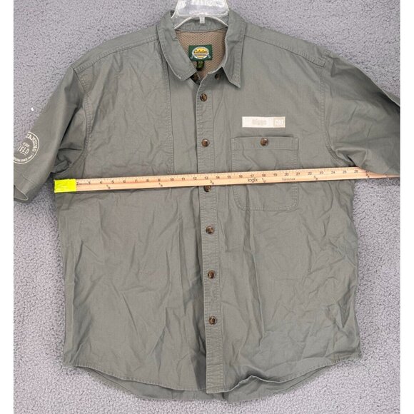 Cabela's Men's Outdoor Shirt Gray Vented Fishing Camping Size XL REG - Picture 4 of 16